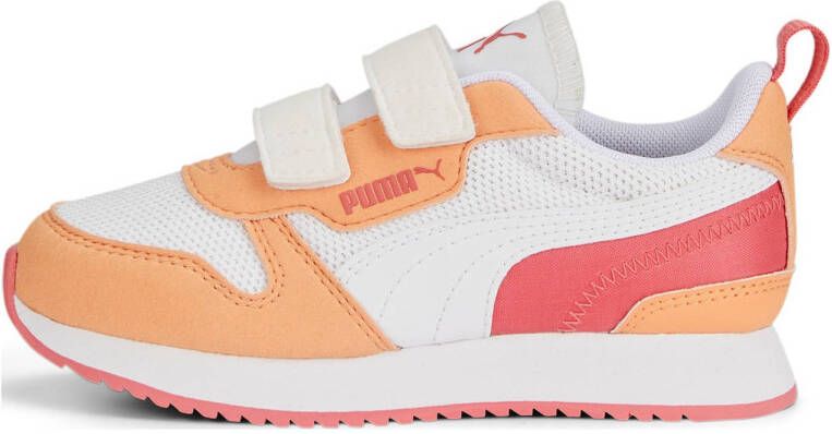 Puma R78 V PS sneakers wit oranje roze