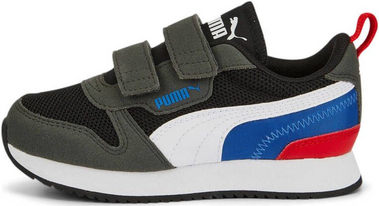 Puma R78 V PS sneakers zwart wit grijs blauw