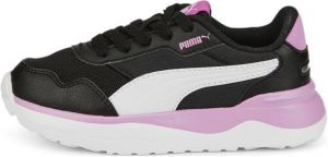 Puma r78 voyage sneakers zwart roze kinderen