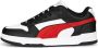 Puma RBD game Low leren sneakers wit Zwart Leer Effen 38 - Thumbnail 2