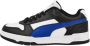 Puma RBD game Low leren sneakers wit kobaltblauw zwart Leer 35.5 - Thumbnail 1