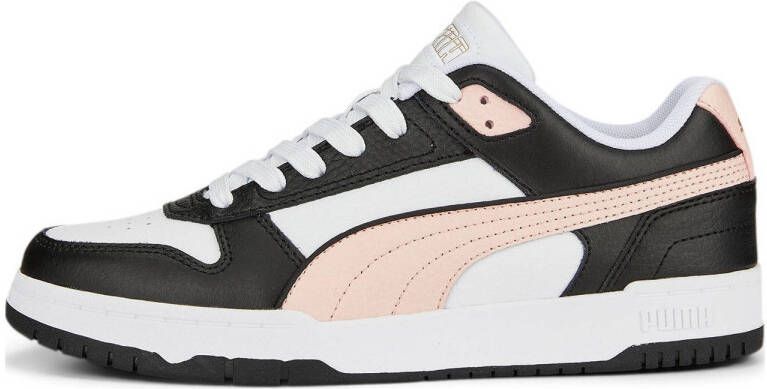 Puma RBD Game Low sneakers wit zwart roze