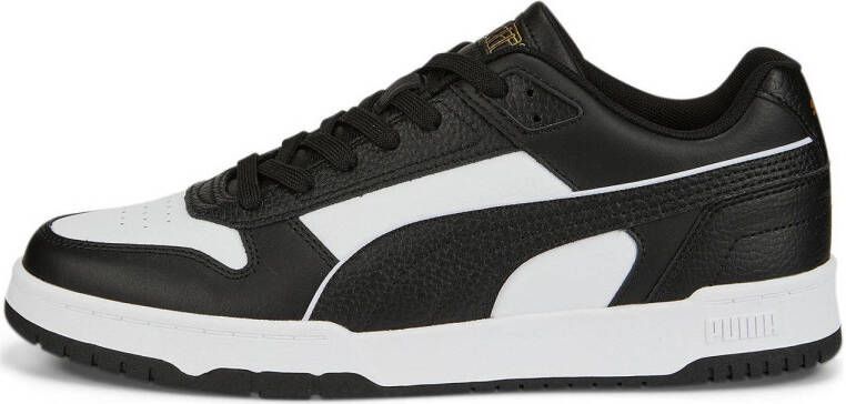 PUMA RBD Game Low Unisex Sneakers Black- White- Team Gold
