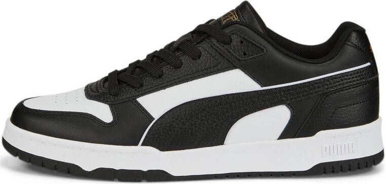 Puma RBD Game Low sneakers zwart wit goud