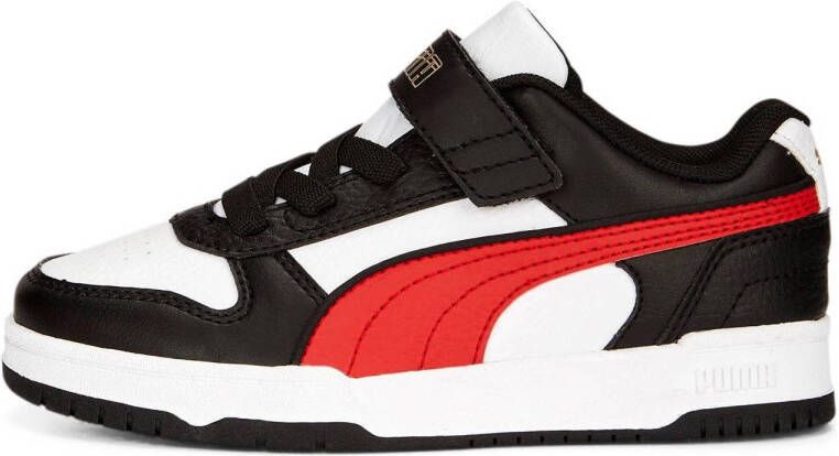 Puma RBD Game Low sneakers zwart wit rood