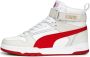 Puma RBD Game Halfhoge Sneaker Wit Rood - Thumbnail 1
