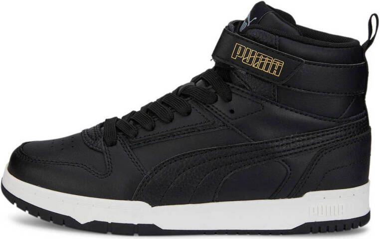 Puma RBD Game sneakers zwart wit Gerecycled polyester Logo 35.5