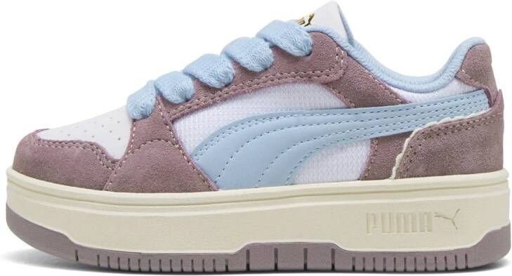 PUMA Rebound Femme Memoires PS Sneakers White-Haute Tropi Plum Jam