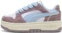 PUMA Rebound Femme Memoires PS Sneakers White-Haute Tropi Plum Jam - Thumbnail 1