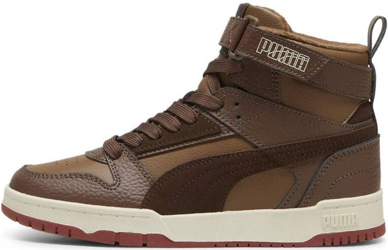 Puma Rebound Game WTR sneakers bruin donkerbruin ecru