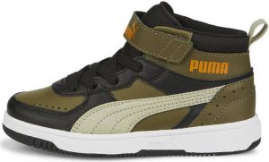 Puma Rebound JOY-blocked sneakers olijfgroen grijsgroen donkergroen