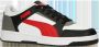 PUMA Rebound Joy Low Unisex Sneakers White-Urban Red- White - Thumbnail 1