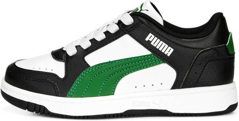 Puma Rebound JOY sneakers zwart wit groen