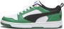 Puma Rebound V6 Lo sneakers wit zwart groen Leer Meerkleurig 24 - Thumbnail 2