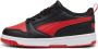 Puma Rebound V6 Lo sneakers zwart rood Imitatieleer Meerkleurig 35.5 - Thumbnail 1