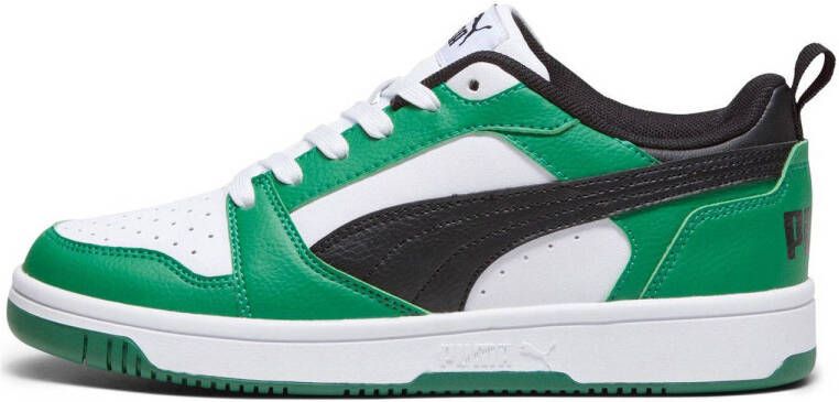Puma Rebound V6 Low sneakers groen zwart
