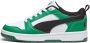 Puma Rebound V6 Lo sneakers wit zwart groen Leer Meerkleurig 26 - Thumbnail 2