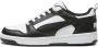 PUMA Rebound v6 Low Unisex Sneakers White- Black- Black - Thumbnail 1