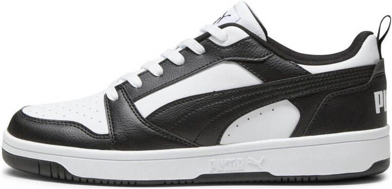 PUMA Rebound v6 Low heren sneaker sportschoen 392328 02 wit zwart