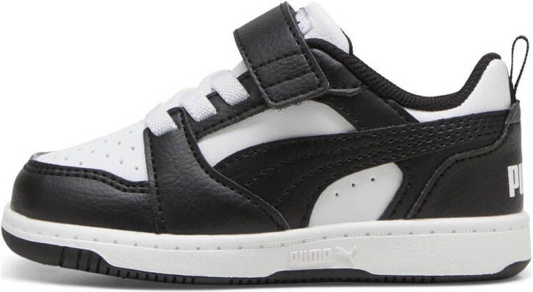 Puma Rebound v6 Low sneakers wit zwart Imitatieleer Meerkleurig 21