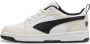 PUMA Rebound v6 Low Unisex Sneakers White- Black-Alpine Snow - Thumbnail 1