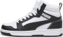 Puma Rebound V6 Mid Jr White Black shadow Gray (gs) Fashion sneakers Schoenen weiß maat: 37.5 beschikbare maaten:37.5 38.5 39 - Thumbnail 2