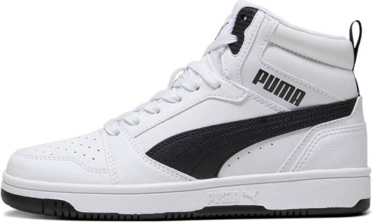 Puma Rebound V6 Mid Fashion sneakers Schoenen white black maat: 39 beschikbare maaten:39