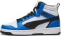 Puma Rebound V6 Mid sneakers wit zwart kobaltblauw Imitatieleer 35.5 - Thumbnail 1