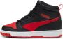 Puma Rebound V6 Mid sneakers zwart rood Imitatieleer Meerkleurig 35.5 - Thumbnail 1