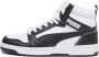 PUMA Rebound v6 Unisex Sneakers White- Black-Shadow Gray- White - Thumbnail 1