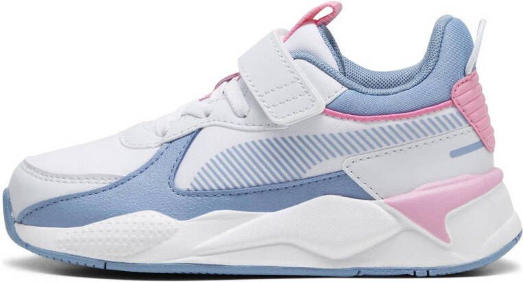 Puma RS-X Dreamy sneakers wit lichtblauw roze Jongens Meisjes Mesh Meerkleurig 28