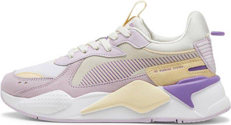 Puma RS-X Reinvent suède sneakers lila wit geel