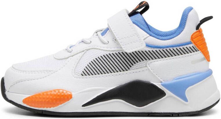 Puma RS-X sneakers wit lichtblauw oranje Mesh Meerkleurig 29