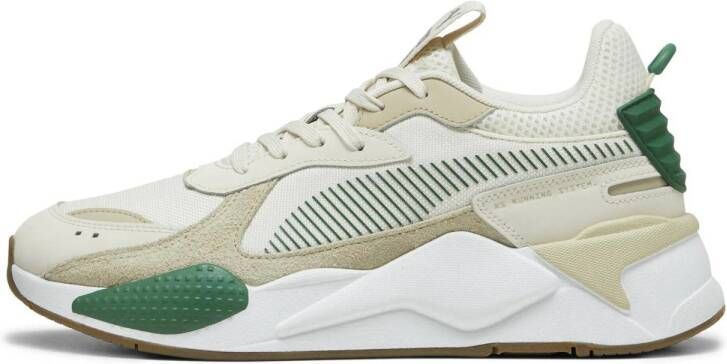 PUMA RS-X Sneakers Suede Beige Lichtbruin Groen