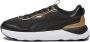 PUMA Runtamed Platform Pop Up Metallics Dames Sneakers Zwart Wit - Thumbnail 1