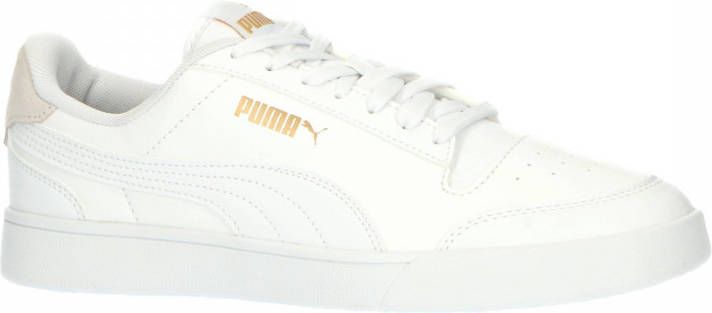 Puma Shuffle sneakers wit goud