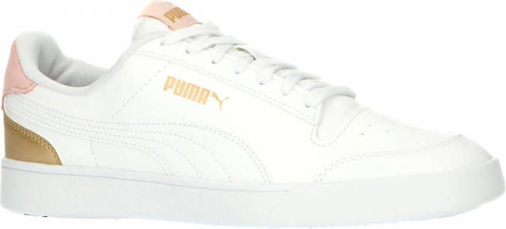 Puma Shuffle sneakers wit roze goud