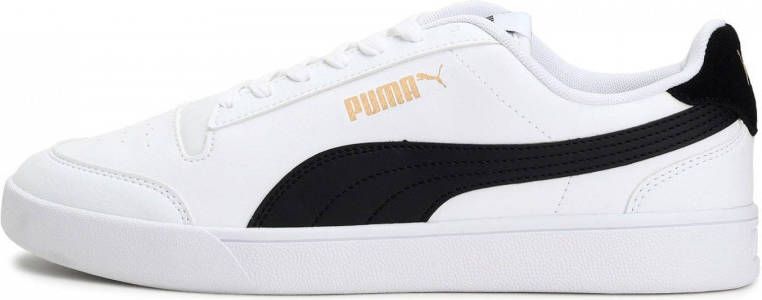Puma Shuffle sneakers wit zwart goud