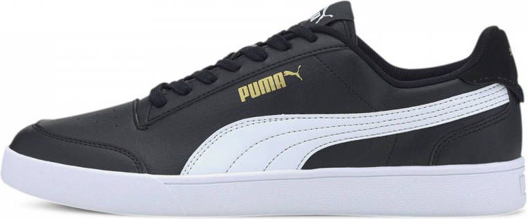 Puma Shuffle sneakers zwart wit goud