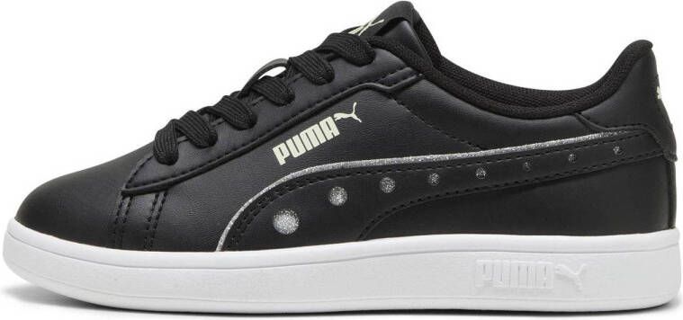 Puma Smash 3.0 Dance Party sneakers zwart wit groen