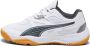 Puma Solarflash Jr II voetbalschoenen wit antraciet gum Imitatieleer 33 - Thumbnail 1