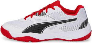Puma Solarflash Jr II voetbalschoenen wit rood zwart