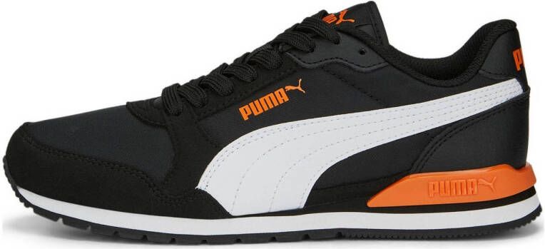 Puma ST Runner V3 sneakers zwart wit oranje