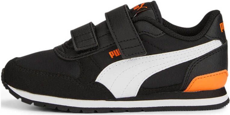 Puma ST Runner V3 sneakers zwart wit oranje