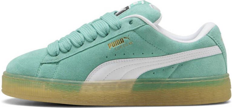 Puma Suede XL sneakers aqua wit