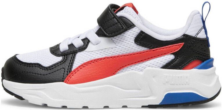 Puma Trinity Lite AC sneakers wit rood zwart Mesh Meerkleurig 35