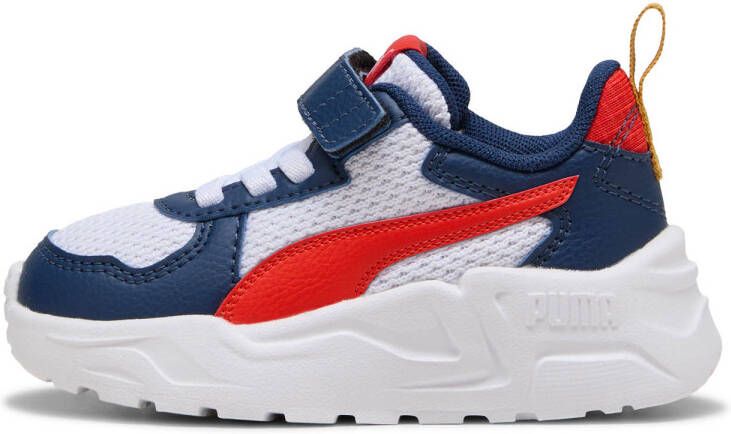 PUMA Trinity Lite AC+ PS Unisex Sneakers White-Fierce Red-Persian Blue