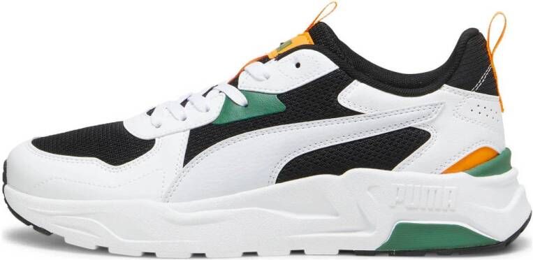 PUMA Trinity Lite Heren Sneakers Black-Silver Mist- White-Clementine