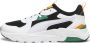 PUMA Trinity Lite Heren Sneakers Black-Silver Mist- White-Clementine - Thumbnail 1