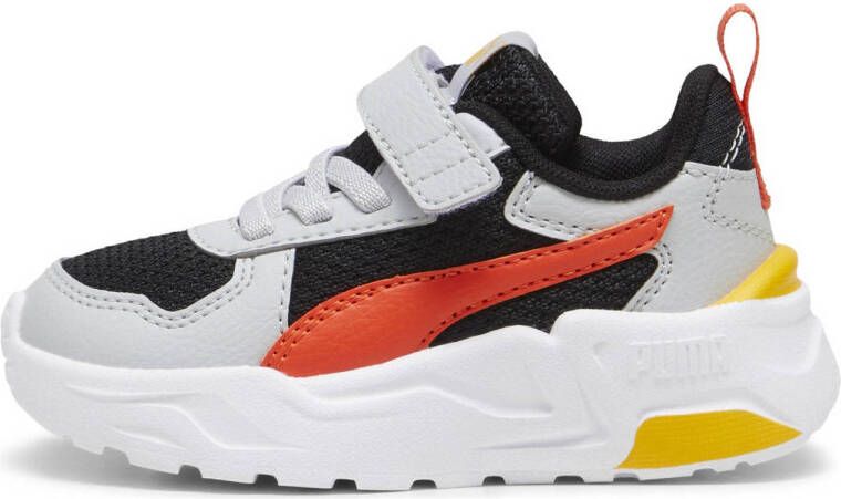 Puma Trinity Lite sneakers zwart rood lichtgrijs Mesh Meerkleurig 24